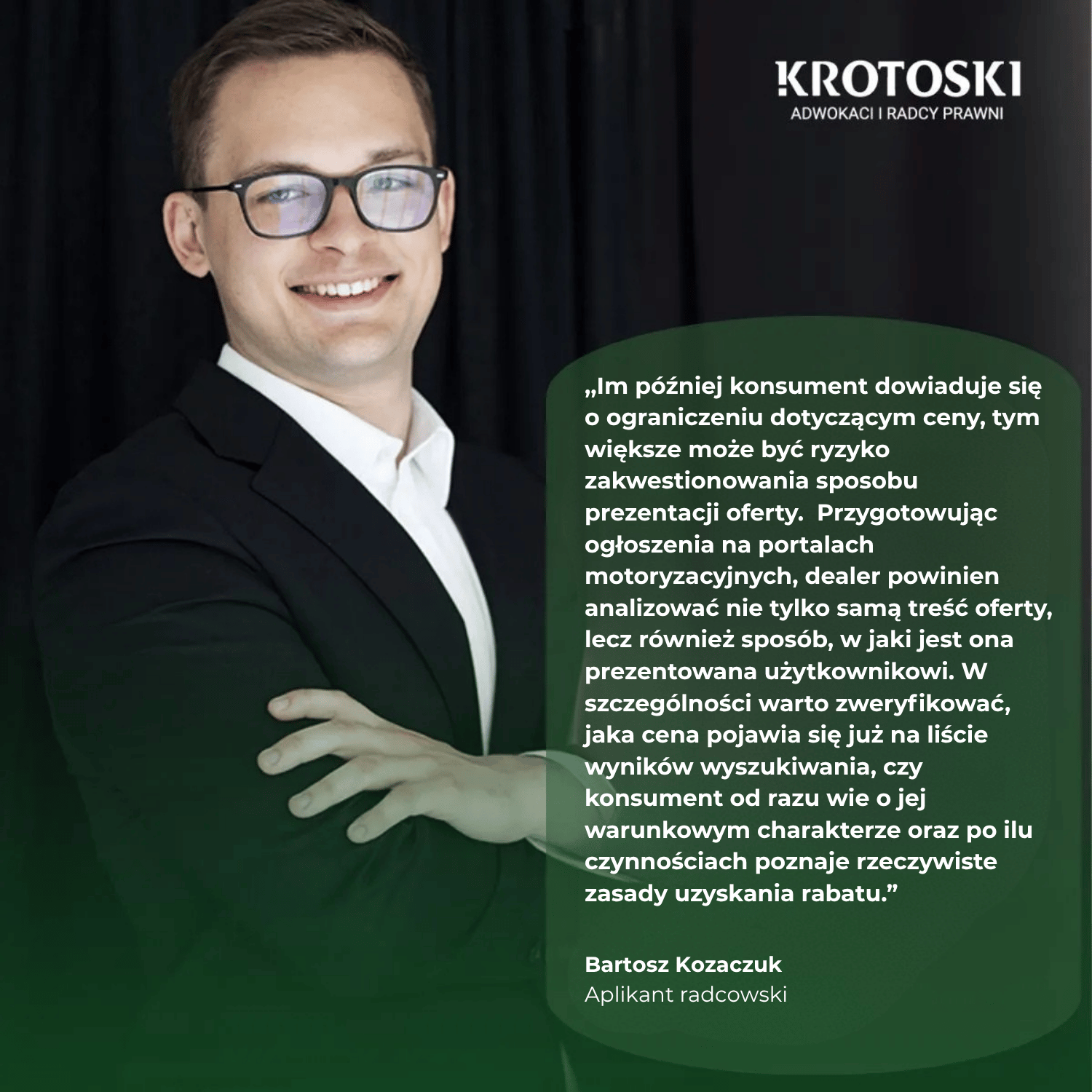 Cena samochodu podana w ogłoszeniu na portalu internetowym – o czym powinien pamiętać dealer?