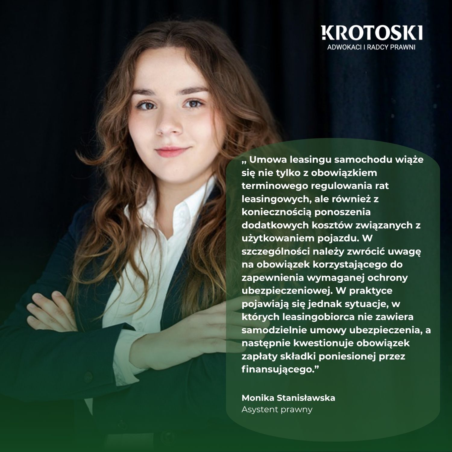 Ubezpieczenie samochodu w leasingu – kto ponosi koszt składki, gdy leasingobiorca nie zawrze wymaganej polisy?