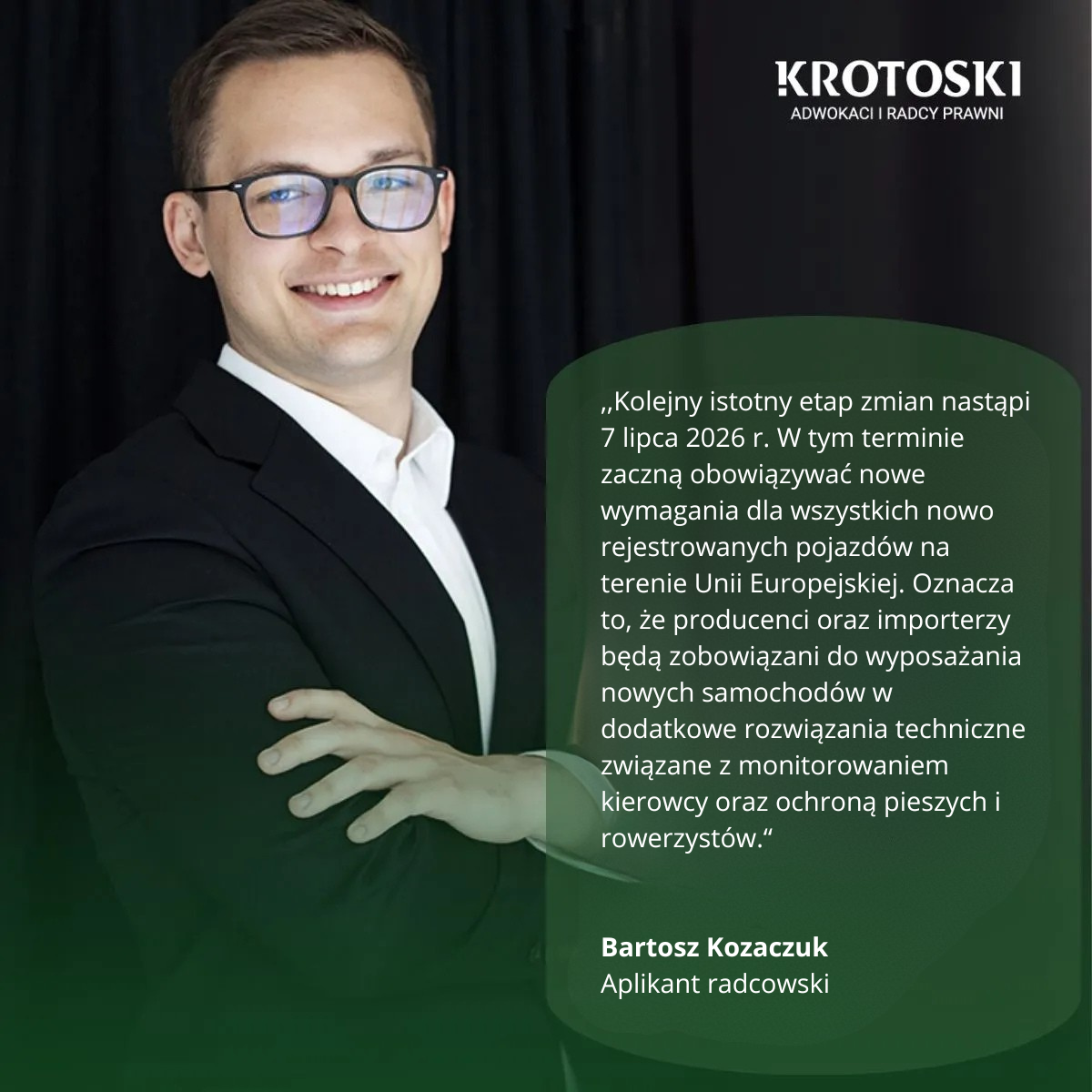 Kolejny etap GSR2 od lipca 2026 r. – jakie nowe obowiązki czekają producentów oraz importerów pojazdów samochodowych?