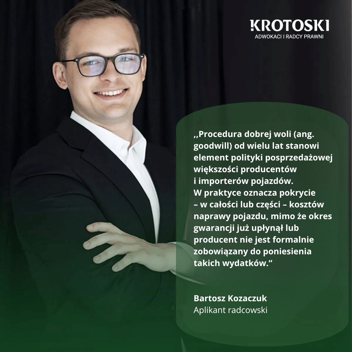 Procedura dobrej woli w branży automotive – gdzie kończy się wsparcie producenta, a zaczyna ryzyko prawne?