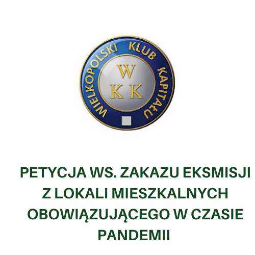 Petycja ws. zakazu eksmisji z lokali mieszkalnych obowiązującego w czasie pandemii